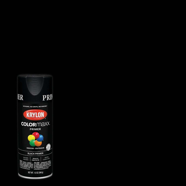 Krylon ColorMaxx Black 12 Oz. All-Purpose Spray Paint Primer K05581007
