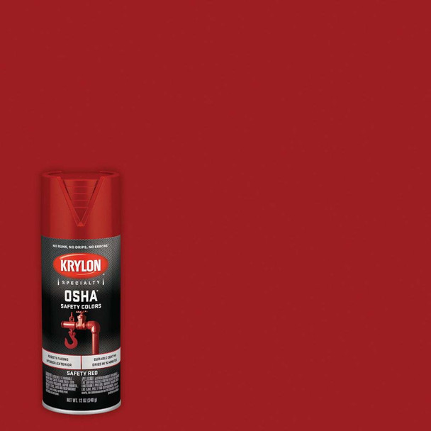 Krylon OSHA 12 Oz. Gloss Spray Paint, Safety Red K02116777