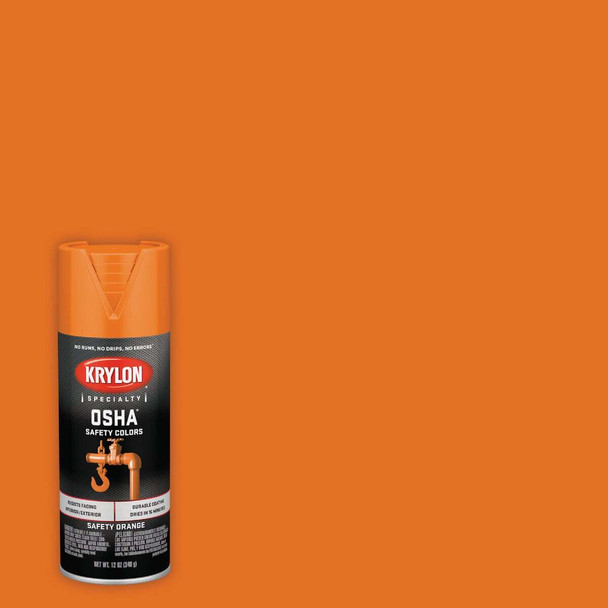 Krylon OSHA 12 Oz. Gloss Spray Paint, Safety Orange K02410777