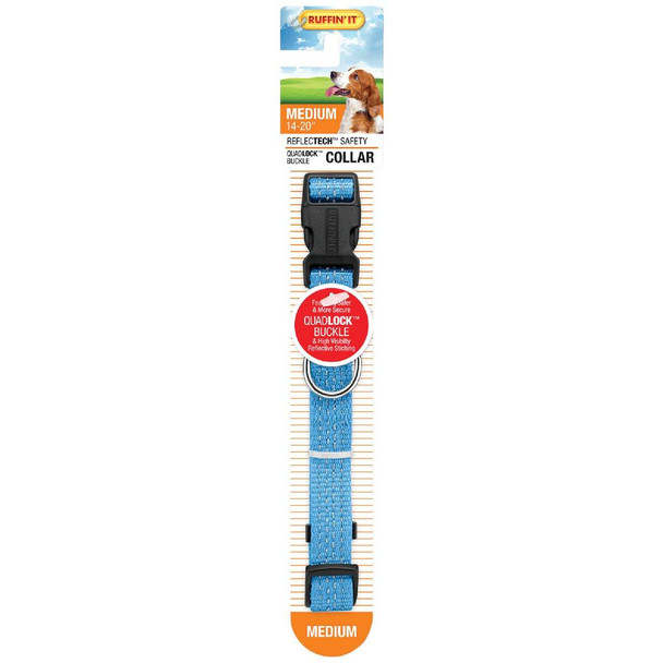 Ruffin' it Med Hi-Vis Dog Collar 80016
