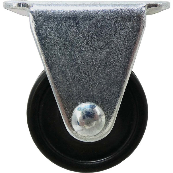 Shepherd Hardware 1-1/2 In. General-Duty Rubber Rigid Plate Caster 9490