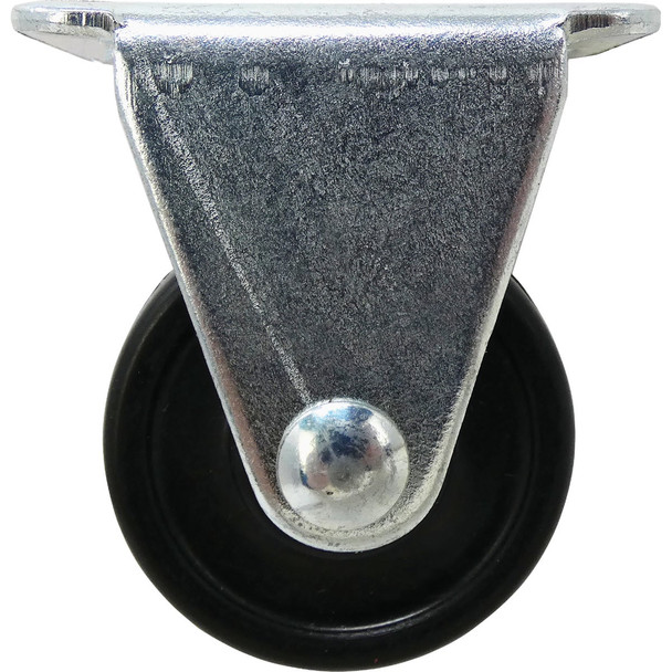 Shepherd Hardware 1-1/2 In. General-Duty Rubber Rigid Plate Caster 9490