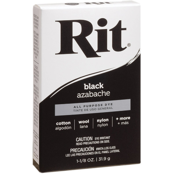 Rit Black 1-1/8 Oz. Powder Dye 83150