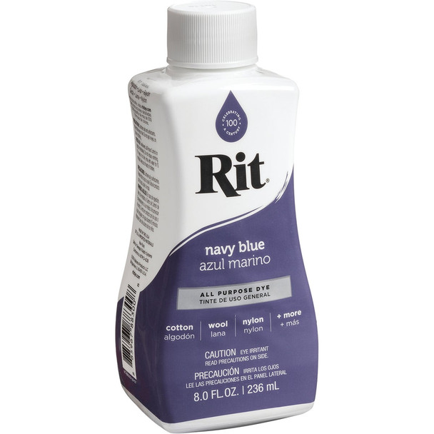 Rit Navy Blue 8 oz Liquid Dye 88300 Rit Navy Blue 8 oz Liquid Dye 88300