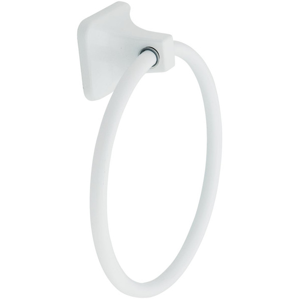 Home Impressions Vista White Towel Ring 409579