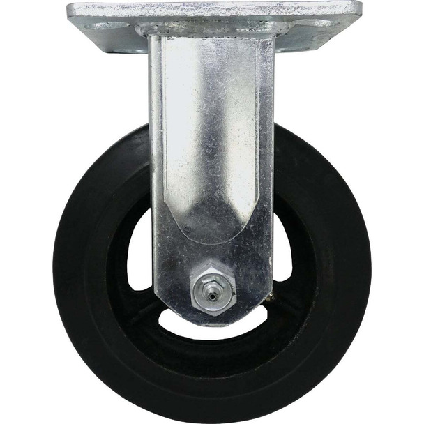 Shepherd Hardware 5 In. General-Duty Rubber Rigid Plate Caster 9789