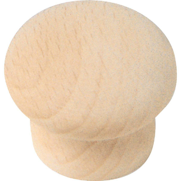 Laurey Au Natural Wood Round 1-1/2 In. Cabinet Knob 33401
