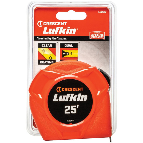 Crescent Lufkin Hi-Viz 25 Ft. Tape Measure L625-02