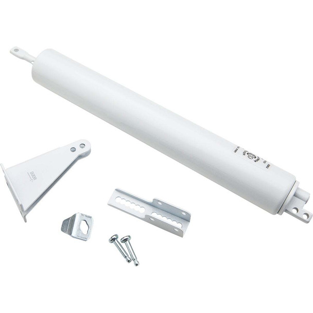 National Hardware White Heavy-Duty Pneumatic Screen Door Closer N100-039