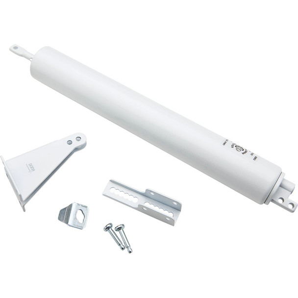 National Hardware White Heavy-Duty Pneumatic Screen Door Closer N100-039