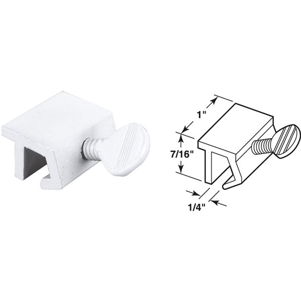 Defender Security White Heavy-Duty Sliding Window Lock (2 Count) U 9982