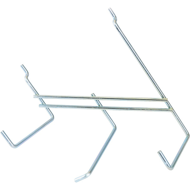 Siffron 10 In. Chrome-Plated Steel Slant Style Hammer Display Hook 7175892975