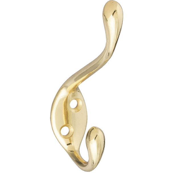 National Hardware Heavy-Duty Brass Wardrobe Hook N248-245