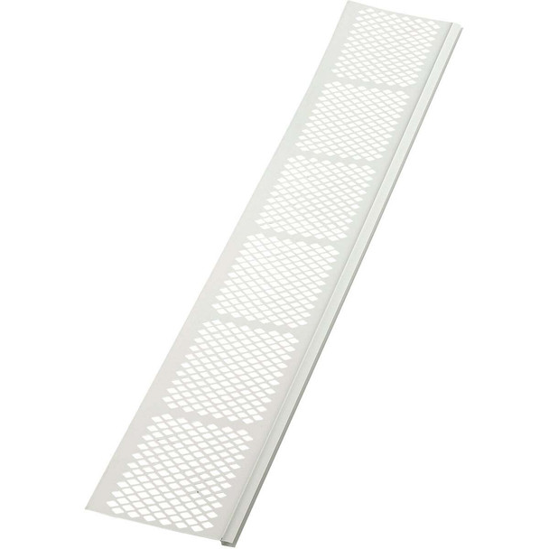 Amerimax 6-1/2 In. x 3 Ft. White Vinyl Gutter Guard 85370