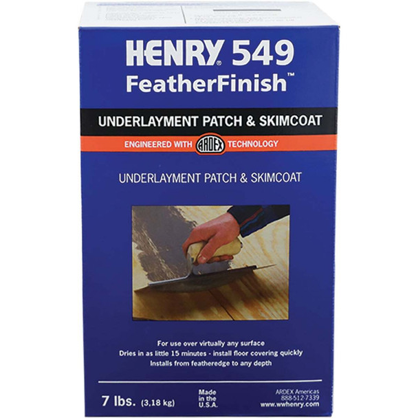 Henry 549 FeatherFinish Underlayment Patch & Skimcoat, 7 Lb. 12163