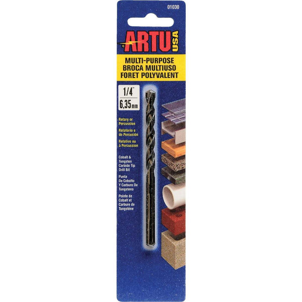 ARTU 1/4 In. Cobalt General Purpose Drill Bit 01030
