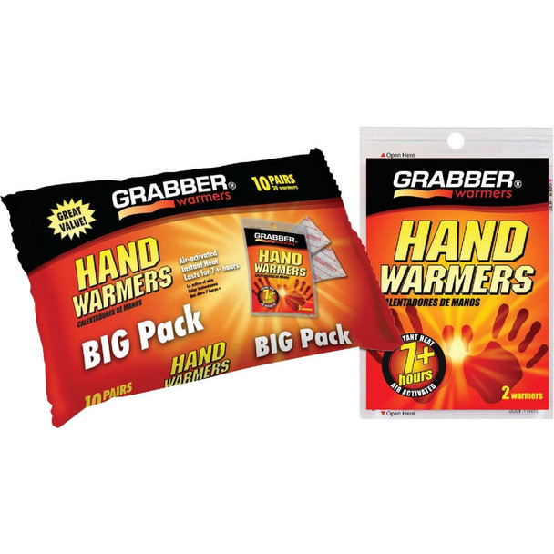Grabber Disposable Hand Warmer (10-Pack) HWPP10