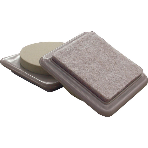 Do it 3 In. Square Mover's Pads (4-Pack) 227677