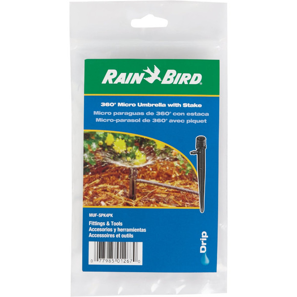 Rain Bird Full Circle Adjustable Micro Umbrella Bubbler (4-Pack) MUF-SPK4S