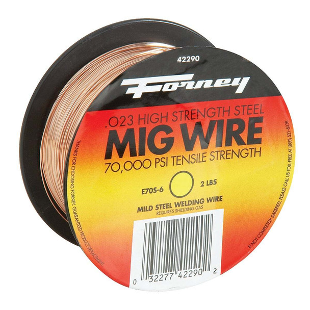Forney ER70S-6 Mild Steel Mig Wire, 0.024 In., 2 Lb. 42290