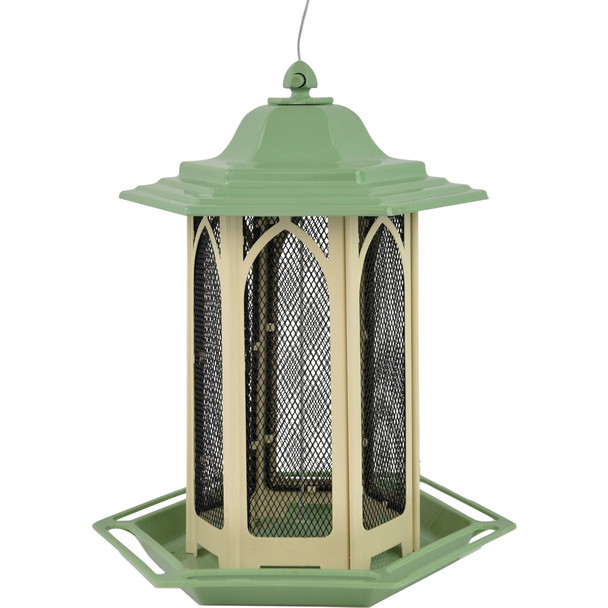 Perky-Pet Pistachio 3.5 Lb. Capacity Gazebo Bird Feeder GAZ01