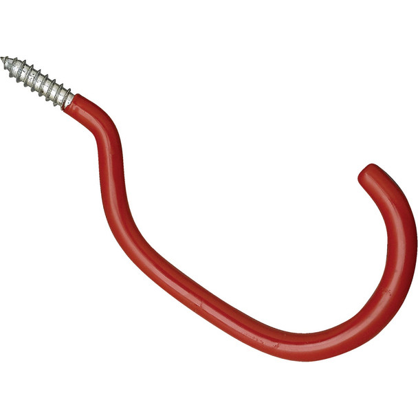 National Hardware Screw-In Vinyl Coated Bicycle Storage Hook N271-015 Pack of 25
