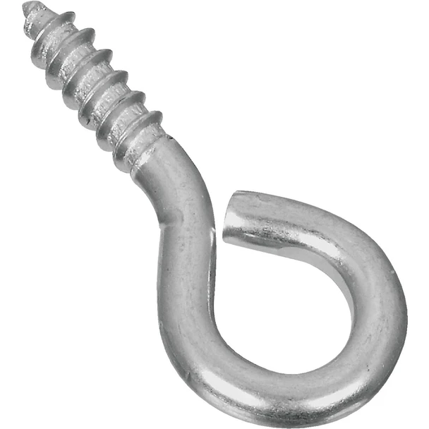 National Hardware #110 Zinc Medium Screw Eye (8-Count) N118-893