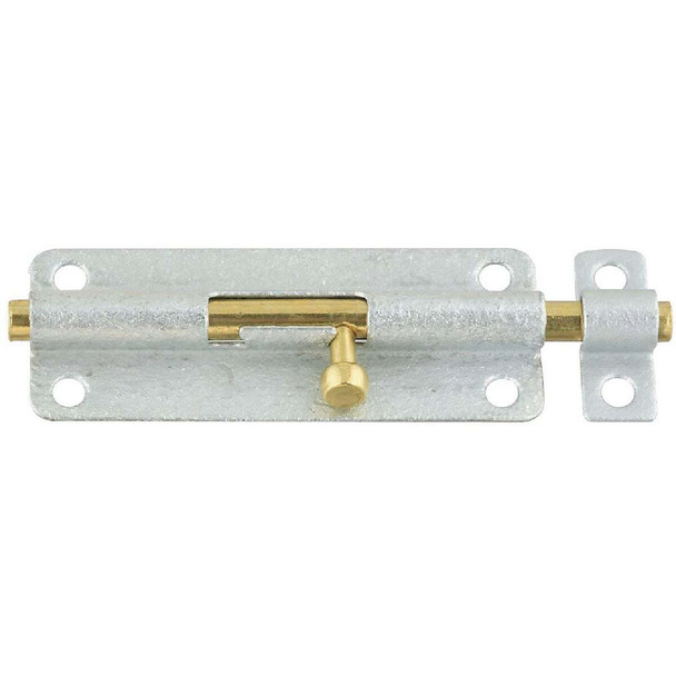 National Hardware 5 In. Galvanized Steel Door Barrel Bolt N151-910