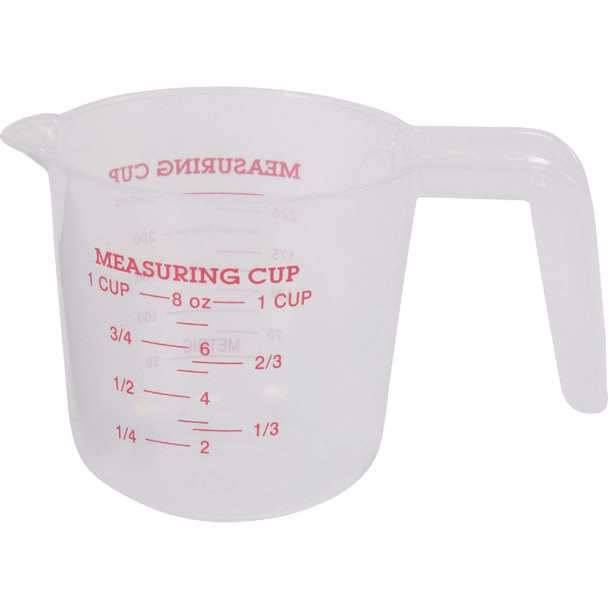 Norpro 1 Cup White Plastic Measuring Cup 3035