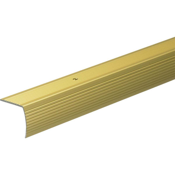 Frost King Gold 1-1/8 In. x 3 Ft. Aluminum Stair Edging H4128FB3