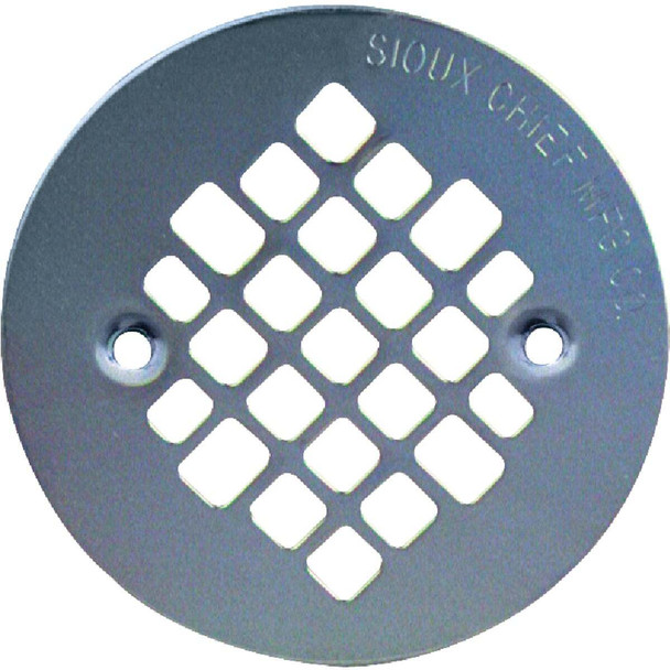 Sioux Chief 4-1/4 In. Stainless Steel Shower Drain Strainer 821-2SPK1