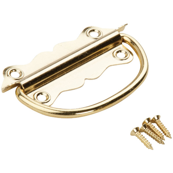 National Hardware Steel Brass-Plated Handle (2-Count) N213-421