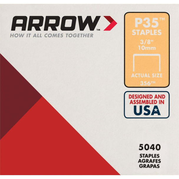 Arrow P35 Plier Type Staple, 3/8 In. (5040-Pack) 356