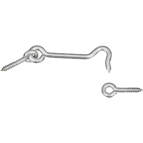 National Hardware Stainless Steel 3 In. Hook & Eye Bolt N348-409
