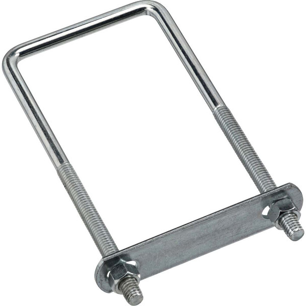 National Hardware 3/8 In. x 3 In. x 7 In. Zinc Square U Bolt N222-372 Pack of 5