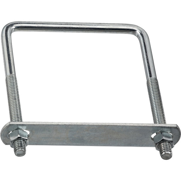 National Hardware 3/8 In. x 4 In. x 5 In. Zinc Square U Bolt N222-398 Pack of 5