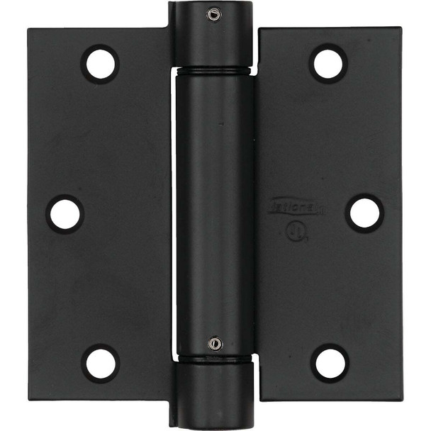 National Hardware 3-1/2 In. Square Oil Rubbed Bronze Spring Door Hinge N350-769