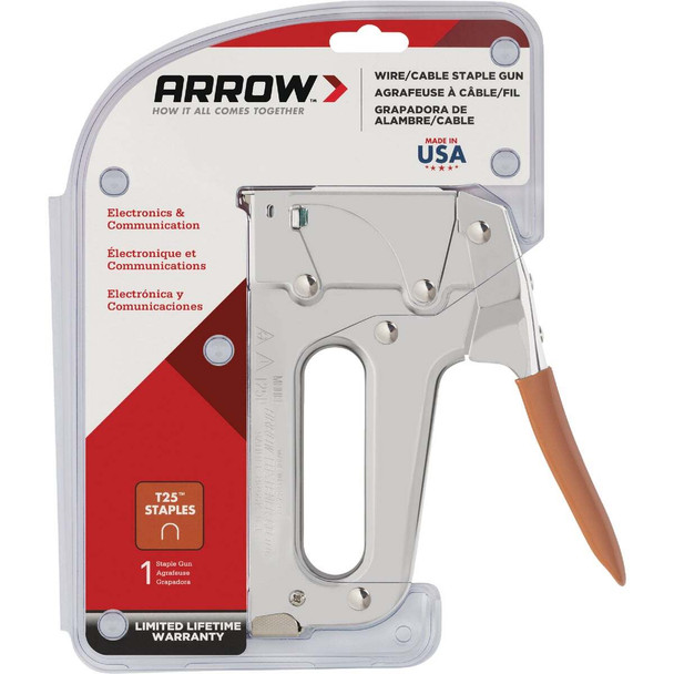 Arrow T25 Professional Low Voltage Wire/Cable Staple Gun T25
