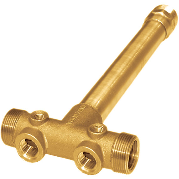 Simmons 10 In. Male Silicon Bronze Low Lead Tank Cross Tee 709SB Simmons 10 In. Male Silicon Bronze Low Lead Tank Cross Tee 709SB