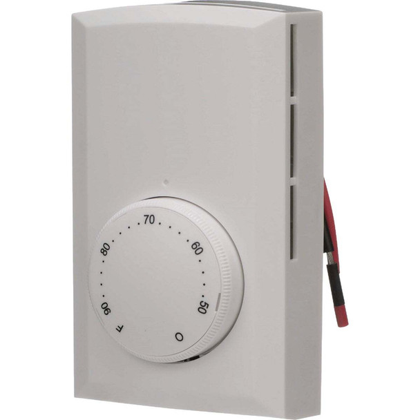 Cadet 22A Mechanical Double Pole Wall Thermostat, White 08301