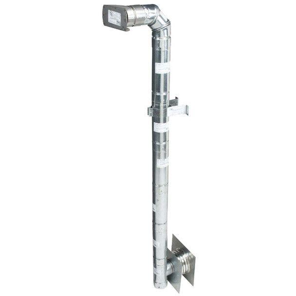 SELKIRK VP Pellet Pipe 3 In. Through the Wall Pellet Stove Pipe Kit 283870