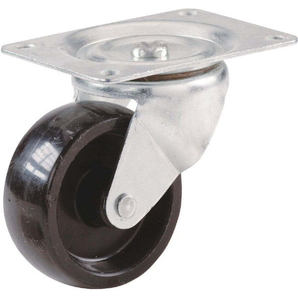 Shepherd Hardware 3 In. General-Duty Polypropylene Swivel Plate Caster 9394