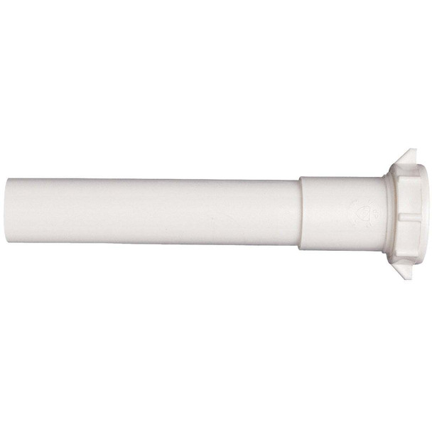 Keeney 1-1/4 In. x 6 In. White Plastic Extension Tube 42-6WK