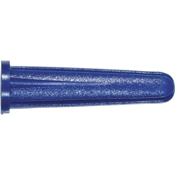 Hillman #6 - #8 Thread x 3/4 In. Blue Conical Plastic Anchor (100 Ct.) 370336