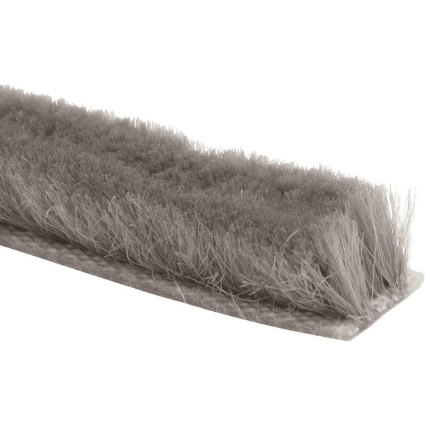 PRIME-LINE 1/4" W x .160" H x 18' L Bag Gray Weatherstrip Pile T8659