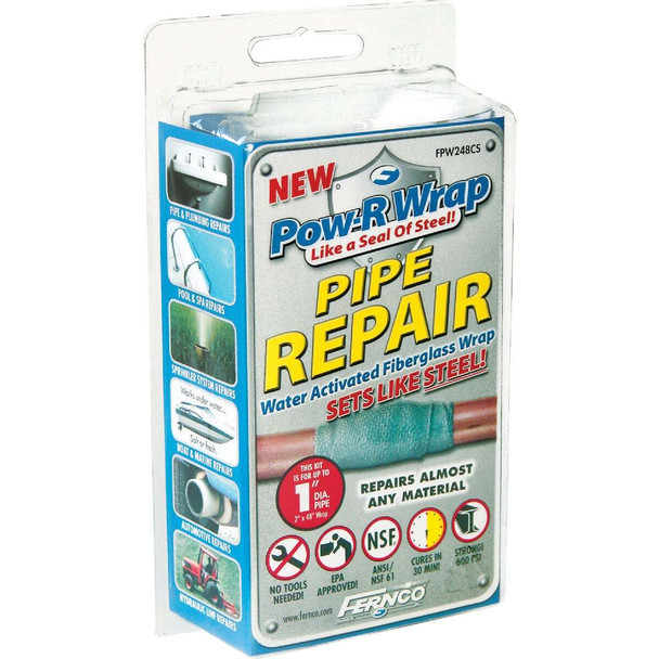 Fernco Pow-R Wrap 2 In. X 48 In. Pipe Repair Wrap FPW24CS