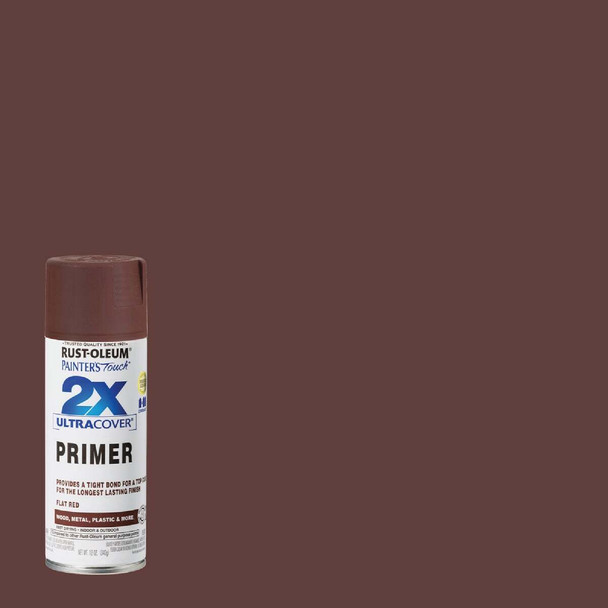 Rust-Oleum Painter's Touch 2X Ultra Cover Flat Red Spray Paint Primer 334018