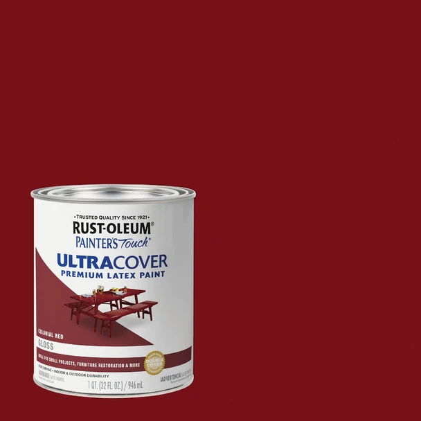 Painter's Touch Colonial Red Latex Paint 1964502