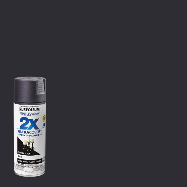 Painter's Touch Cnyn Blk Sat Spray Paint 346951