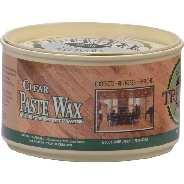 Trewax 12.35 Oz. Clear Paste Wax 887101016